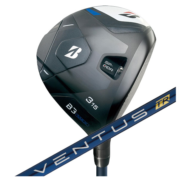【メーカーカスタム】ブリヂストン ゴルフB3 MAX フェアウェイウッド藤倉 ベンタス TR ブルー シャフトVENTUS TR BLUE2024 BRIDGESTONE GOLF【日本正規品】