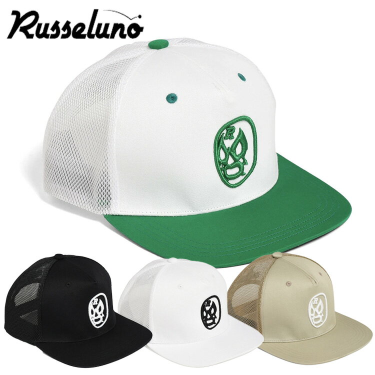 【全品ポイント5倍！4/4 20:00～4/10 01:59】Russeluno マスクマン メッシュキャップLUCHA MESH CAP ラッセルノゴルフ RGD-2412102