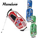 ラッセルノゴルフ Russelunoベルクロ ゴルフバッグスタンドキャディバッグ 9型 RS-0003021VELCRO GOLF BAG ワッペン付き