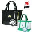 【全品ポイント5倍! 7/4 20:00~7/11 01:59まで】WAAC ワックナイロンツイル ビッグトート072242801 ゴルフ トートバッグ ポーチ付き