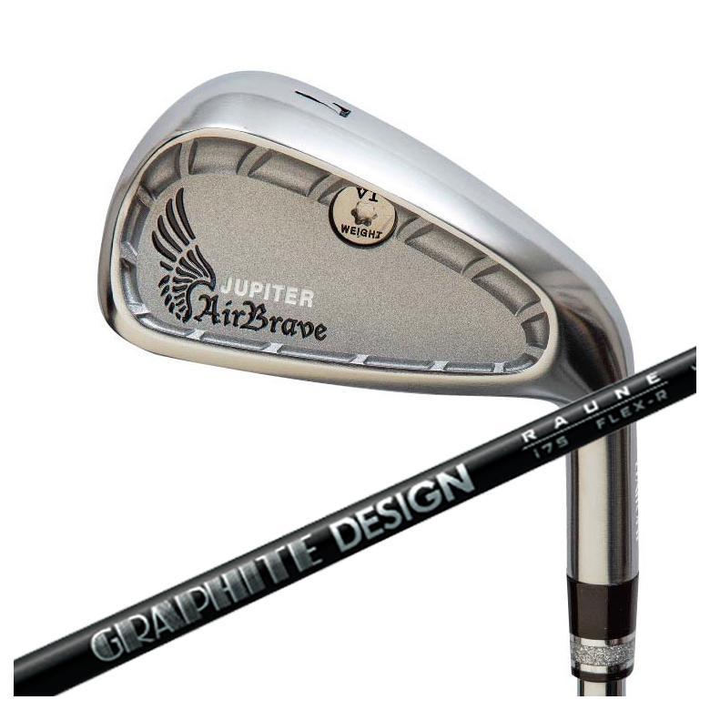 【7月1日限定！全商品ポイント10倍】ジュピター JUPITERエアーブレイブ AIRBRAVE アイアングラファイトデザイン RAUNE IRON ラウネ アイアンシャフトのサムネイル