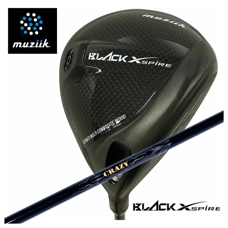 muziik ムジーク BLACK XSPIRE ブラックエクスパイヤー ドライバークレイジー(CRAZY)PROTO プロト シャフト