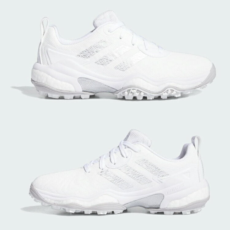 【全品ポイント5倍！5/2 00:00 - 5/6 23:59まで】【大特価】【レディース】アディダス adidasウィメンズ コードカオス 25 NKZ94 ID8730CODECHAOS 25 GOLF SHOESフットウェアホワイト/シルバーメタリック/グレーツーゴルフシューズ スパイクレス