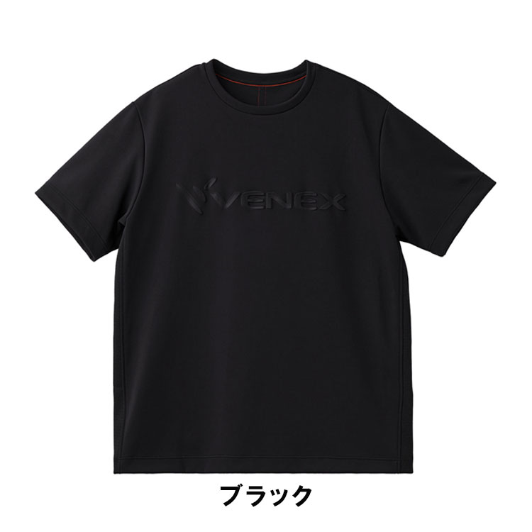 ベネクスリカバリームーヴ Tシャツ【一般医療機器】エンボスロゴTシャツ メンズVENEX RECOVERY MOVE WEAR 8116半袖 アンダーウェア ゴルフ