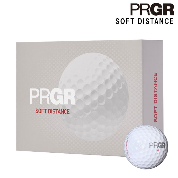 プロギア ソフト ディスタンス ゴルフボール1ダース(12球入り) PRGR SOFT DISTANCE