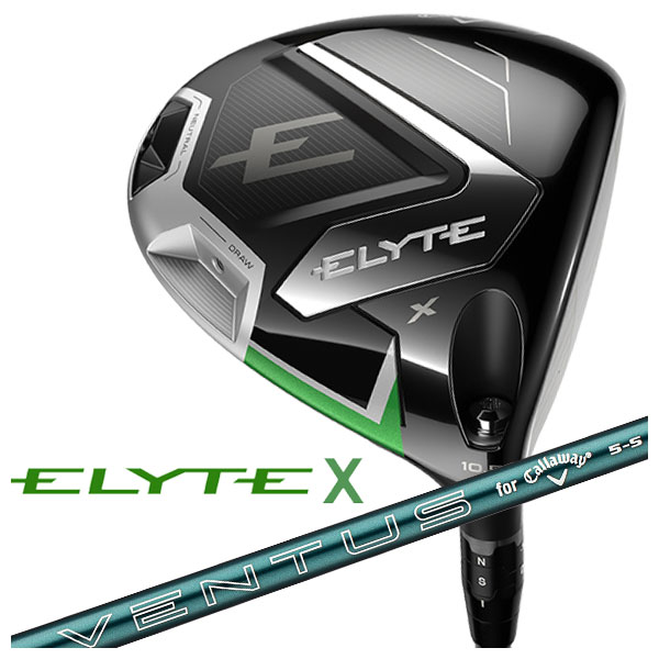 ELYTE X �h���C�o�[ [VENTUS GREEN 50 for Callaway �t���b�N�X�FS ���t�g�F10.5]