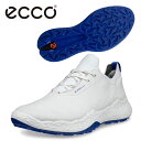 エコー スパイクレス メンズ ゴルフシューズレザーウォータープルーフ バイオム H5ECCO BIOM H5138014 61109 WHITE/VIRTUAL