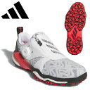 【お買い物マラソン全品ポイント5倍! 7/19 20:00~7/26 01:59まで】アディダス adidasコードカオス 25 ボア Codechaos 25 BOAフットウェアホワイト/コアブラック/ルシッドレッドゴルフシューズ スパイクレス IH8444