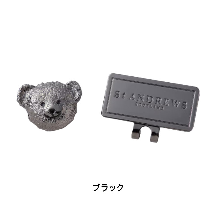 セント アンドリュースゴルフ マーカー ユニセックステディベアフェイスマーカーSt...
