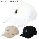 セント アンドリュース テディベア刺繍キャップユニセックス St ANDREWS STMG54DF042-5987331 ゴルフ