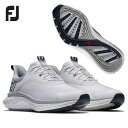 フットジョイ FJ ゴルフシューズメンズ クオンタム レーストMEN'S FOOTJOY QUANTUM LACED56994 ホワイト/グレー スパイクレス