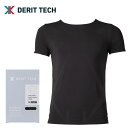 ドクターイースト デリットテック機能性インナーウエア クルーネック メンズ 半袖シャツDr.EAST DERIT TECH 骨盤ケア ゴルフ