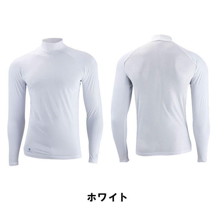 【7/4 20:00〜7/11 01:59まで全品ポイント5倍！】イオンスポーツ ゼロフィットアイスメッシュ モックネック 長袖 アンダーウェアZEROFIT ICE MESH MOCK NECK ゴルフ