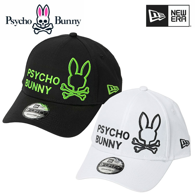 サイコバニー キャップ ニューエラ コラボPSYCHO BUNNY NEW ERAPBMG563F ユニセックス ゴルフ