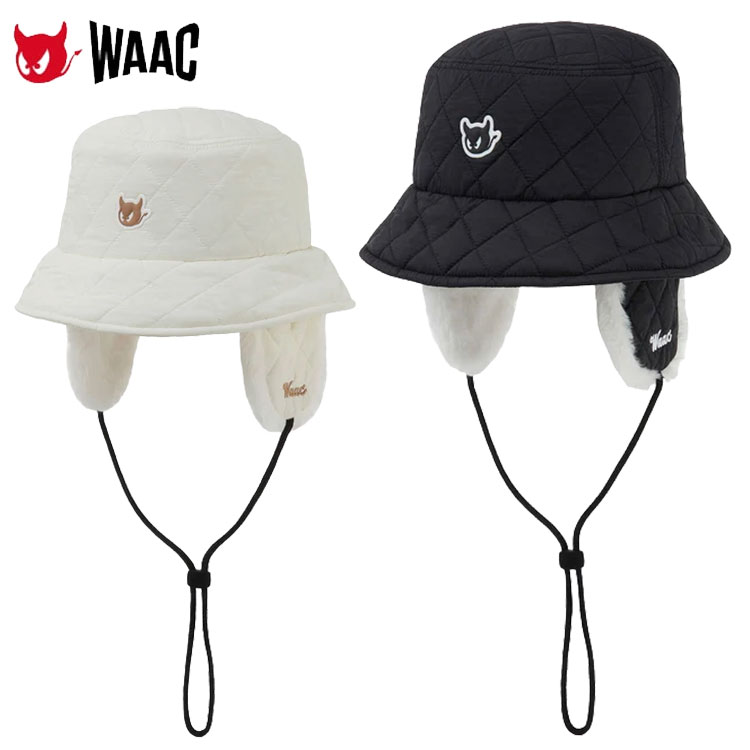 【大特価】ワック WAACUNISEX イヤーフラップバケットハット防寒 寒さ対策 耳当て付きユニセックス 072254833 ゴルフ