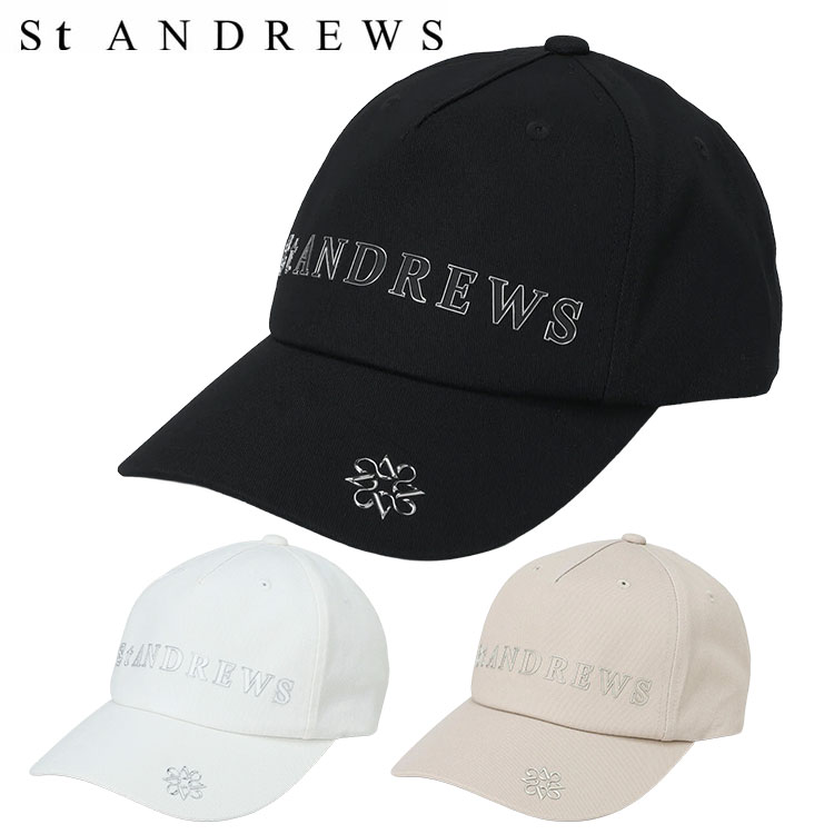 【ワンダフルデー！3月1日限定 全品ポイント10倍！】セント アンドリュース ツイルロゴキャップUNISEX ユニセックス St ANDREWS0426987251 ゴルフ