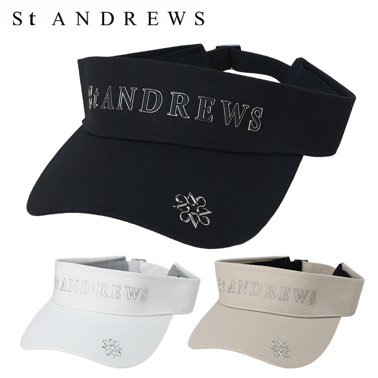 セント アンドリュース ツイルロゴバイザーUNISEX ユニセックス St ANDREWS0426987252 ゴルフ