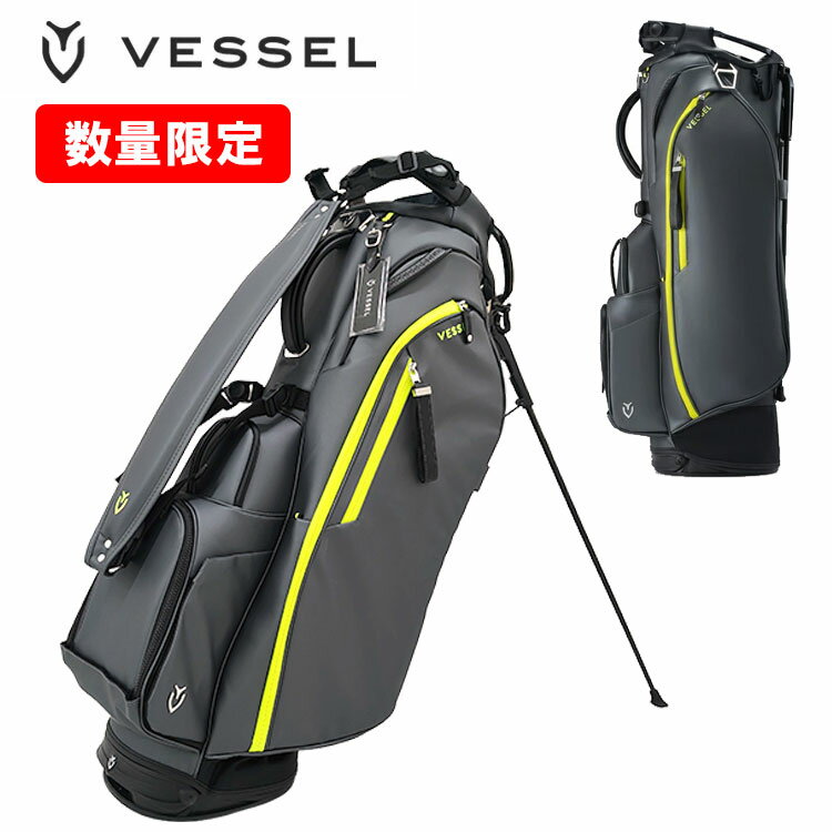 高爾夫球袋 - 【ポイントアップ！全品5倍！ 6/20 20:00 - 6/26 01:59まで】【数量限定】ベゼル スタンド キャディバッグPLAYER 5.0 Pro AMP シングルストラップ アンプ9.5型 47インチ対応 VESSEL スタンドバッグ ゴルフ
