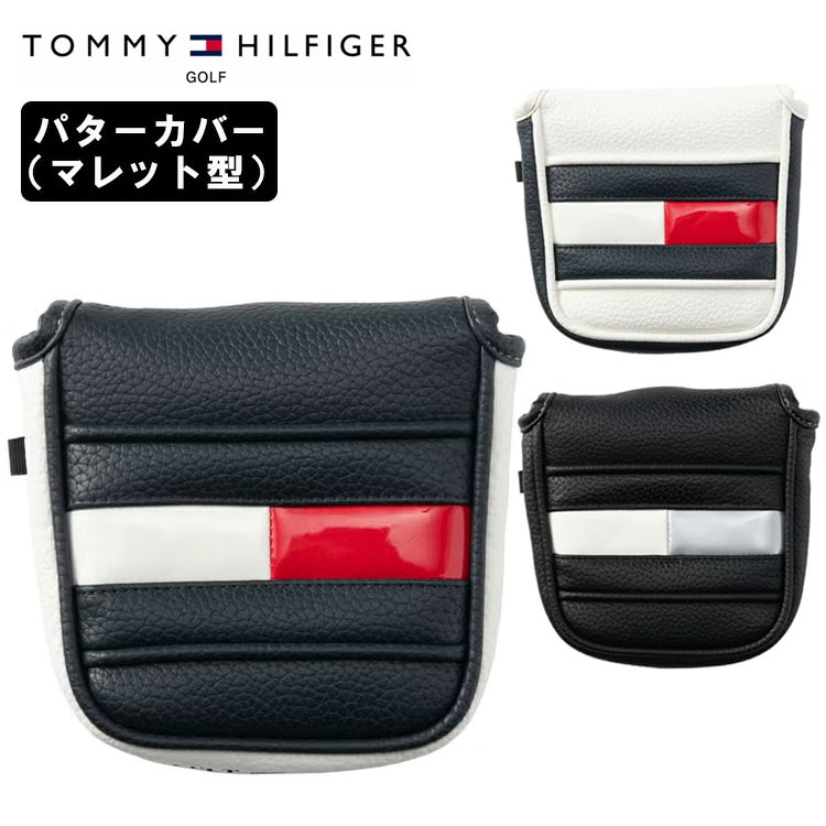Putter. - 【ポイントアップ！全品5倍！5/9 20:00-5/16 01:59まで】トミーヒルフィガー ヘッドカバー マレット型 パター用パターカバー マレット用 FACETOMMYHILFIGER THMG6SHE ゴルフ ネコポス対応
