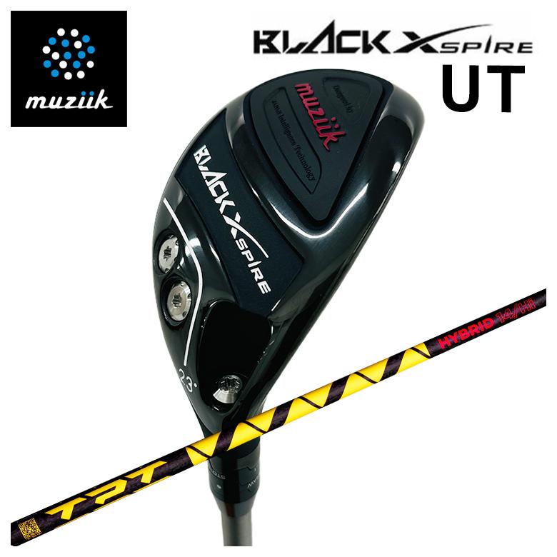 【9/4 20:00〜9/11 01:59まで全品ポイント10倍！】muziik ムジーク BLACK XSPIRE ブラックエクスパイヤー ユーティリティ TPT Hybrid Shaft ハイブリッド シャフト