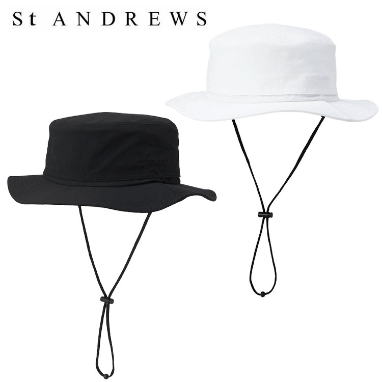 セント アンドリュース Vベンチレーションハットユニセックス St ANDREWS UNISEX接触冷感 UVカット 042-6187401 ゴルフ ネコポス対応