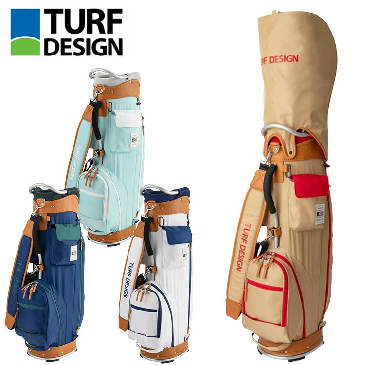 【HIRO3848 】TURF DESIGN 帆布キャディバッグ 楽天市場】ターフデザイン キャディバッグ ゴルフ キャディ バッグ