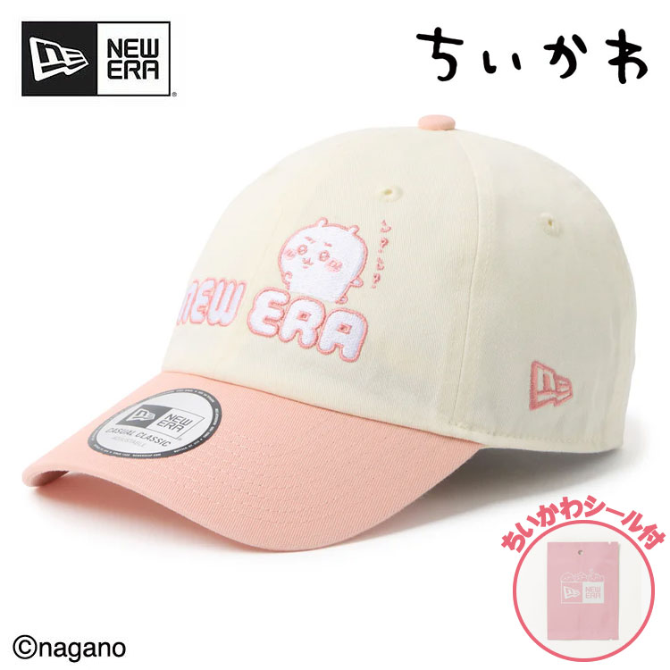 【8/24 20:00〜8/27 09:59まで全品ポイント5倍！】ニューエラ ゴルフ カジュアルクラシック ちいかわ キャップ2-Tone ちいかわ クロームホワイト/ダスティローズ14864504 NEW ERA GOLF