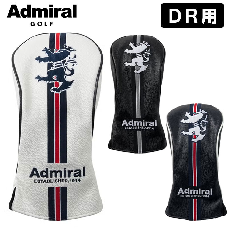 【9/4 20:00〜9/11 01:59まで全品ポイント10倍！】アドミラル ゴルフドライバー用 ヘッドカバーランパント 460cc対応 ユニセックスADMIRAL GOLF ADMG6BHA