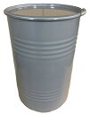 ドラム缶 鋼製 100L オープンタイプ 内面塗装あり 送料無料(北海道・沖縄・離島は除く)