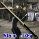 鉄バット【室内練習サイズ用トレーニングバット】全長50cm 重量1.3kg 金属バット