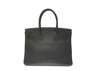 【中古】【美品】HERMES エルメス バーキン30 トゴ ブラック シルバー金具 N刻印□ ハンドバッグ トートバッグ レディース 女性用 本革 レザー ブランド 黒 バック