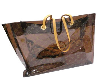 【極美品】LOUIS VUITTON ルイ・ヴィトン M50500 カバクルーズ モノグラムビニール ブラウン ヴィンテージ 中古 トートバッグ ショルダーバッグ レディース 女性用 メンズ ブランド 希少 レア プレゼント ギフト バック