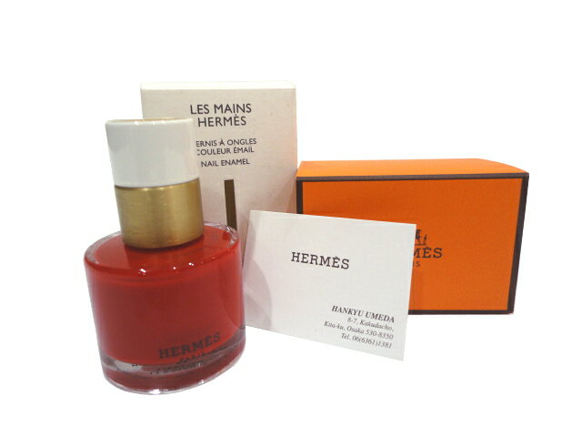 ［PR］【新品】【未使用品】HERMES エルメス レ・マン・エルメス ネイルエナメル 64 ルージュ・カザック 15ml ネイルカラー 2021年新作 コスメ 化粧品 レディース 女性用 ブランド プレゼント ギフト 希少 レア