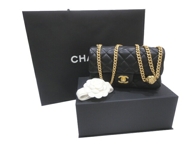 【新品】【未使用品】2023春夏最新作コレクション CHANEL シャネル AS4041 B10716 94305 ミニ フラップバッグ ラムスキン ブラック メタルゴールド金具 ミニマトラッセ 23S ショルダーバッグ レディース 女性用 本革 レザー ブランド 黒 希少 レア プレゼント ギフト バックのサムネイル