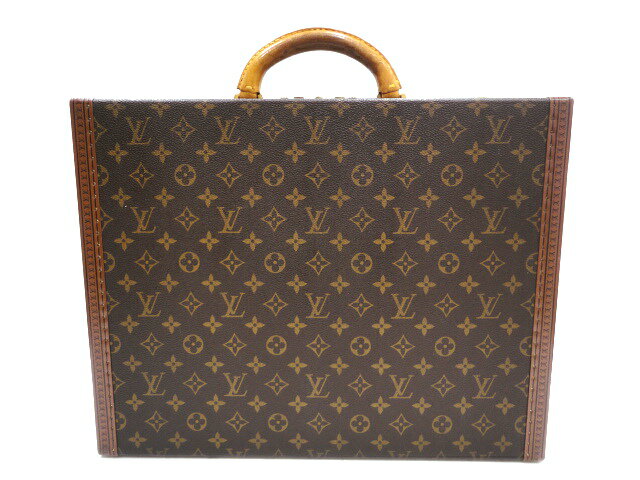 ［PR］【美品】LOUIS VUITTON ルイ・ヴィトン M53012 プレジデント モノグラム ハードトランクケース ヴィンテージ 中古 スーツケース アタッシュケース ボストンバッグ 旅行バッグ レディース 女性用 メンズ ブランド ブラウン 希少 レア プレゼント バック インテリア