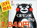 24年産新米「森のくまさん」です。粘りがあって香りも良いお米です。熊本県産　くまモン米！【おススメ】【keyword0323_rice】【代引き・日時指定不可・レターパック配送】新米！熊本県産　くまモン米 2kg　お試し　【24年産米】【熊本のご当地グルメをお取り寄せ！】《送料無料》【keyword0323_rice】【お歳暮】【くまもん】