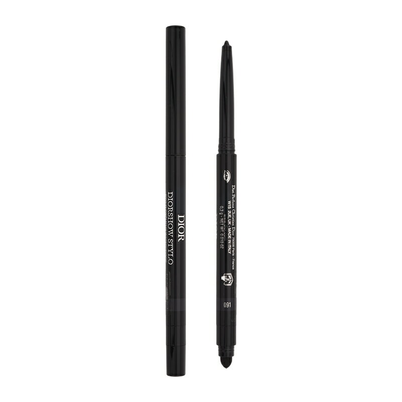 CHRISTIAN DIOR - DIOR ディオール ショウ スティロ ウォータープルーフ 091 マット ブラック アイライナー ペンシル スマッジ アプリケーター [ギフトラッピング対応]