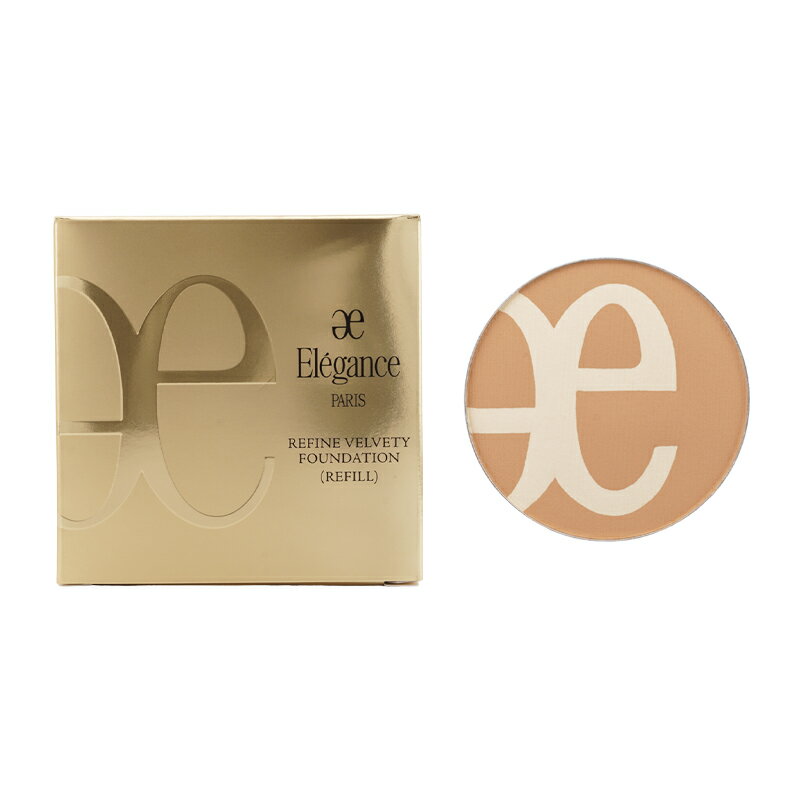 樂天商城 - Elegance エレガンス リファイン ヴェルヴェティ ファンデーション IV302 レフィル 詰め替え用 パウダーファンデーション SPF20 PA+++ [ギフトラッピング対応]