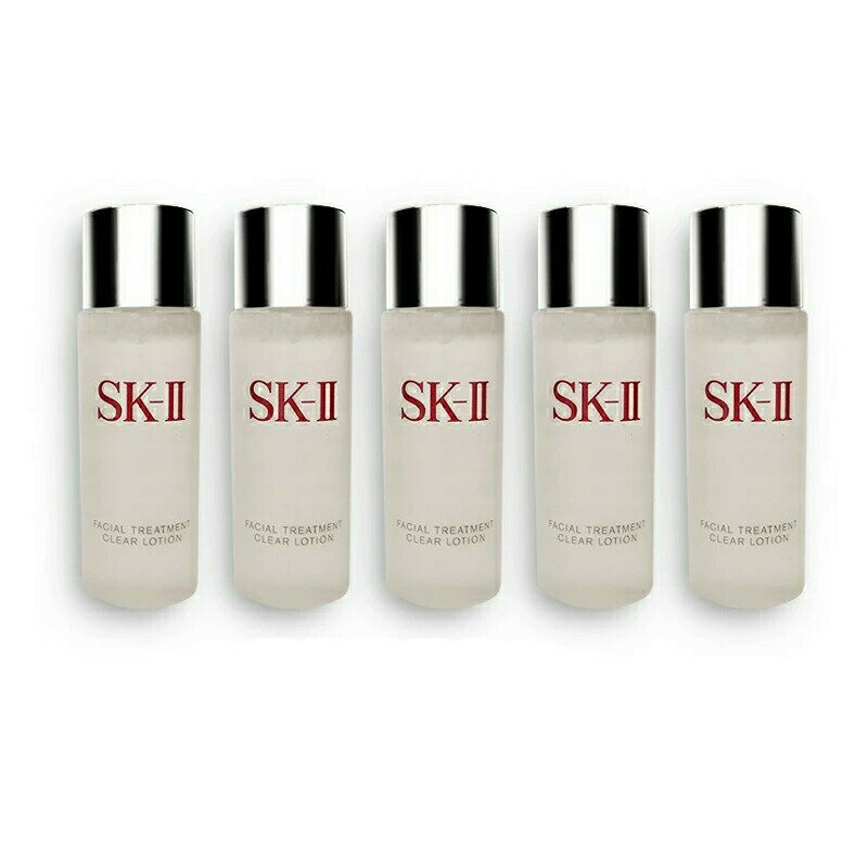 【製造年月日21年5月15日】 5個セット SKII SK-II skii SK2 SK-2 エスケーツー フェイシャル トリートメント クリアローション ふき取り化粧水 30ml 携帯ミニサイズ お試し