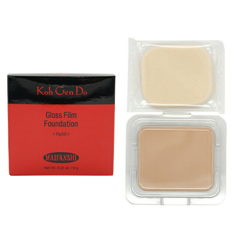Koh Gen Do 江原道 マイファンスィー グロス フィルム ファンデーション 013 ピンクオークル 標準色 レフィル付き 9g 化粧下地 パウダー [ギ...