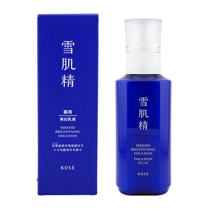 雪肌精 ブライトニング エマルジョン 140mL 乳液 ナチュラルフローラル シミ 肌荒れ くすみ 透明感 ハリ 保湿 低刺激[医薬部外品][ギフトラッピング対応]