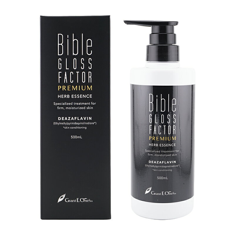 Bible GLOSS FACTOR PREMIUM �o�C�u���O���X�t�@�N�^�[ �v���~�A���n�[�u�G�b�Z���X 500ml ���e�t �ێ� ����[�M�t�g���b�s���O�Ή�]