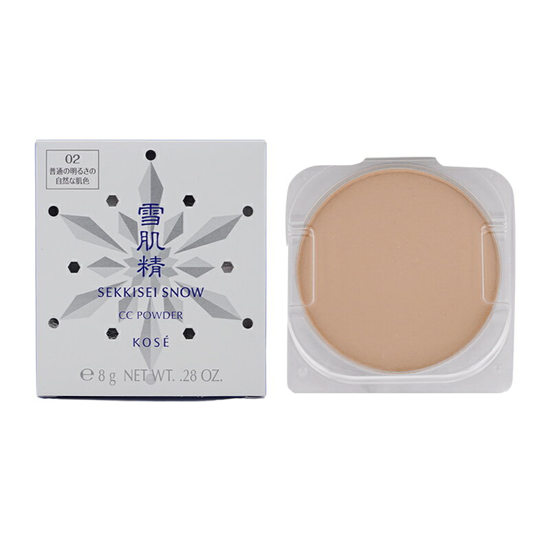 樂天商城 - 雪肌精 スノー CC パウダー SPF14 PA+ リフィル 02 普通の明るさの自然な肌色 8g パウダーファンデーション ベースメイク 毛穴[ギフトラッピング対応]