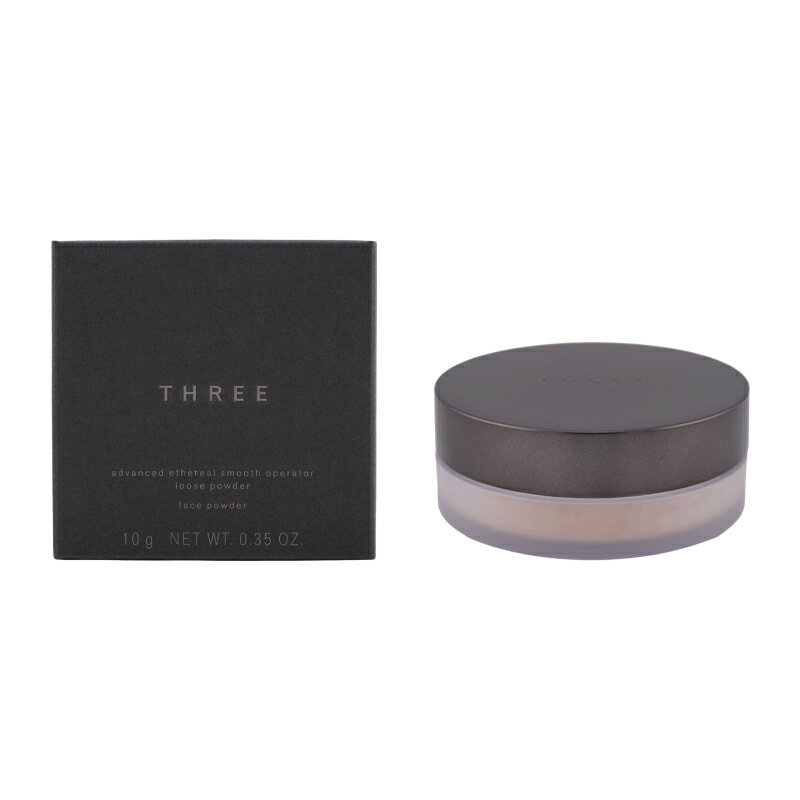 THREE スリー アドバンスドエシリアルスムースオペレーター ルースパウダー 02 GLOW MATTE 10g ポアレス肌 [ギフトラッピング対応]