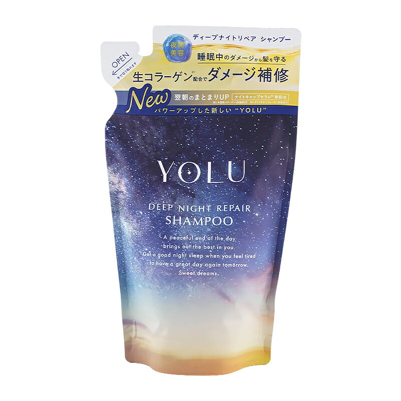 樂天商城 - YOLU ヨル ディープナイトリペアシャンプー 詰替 350mL ヘアケア 詰め替え用 ベルガモット&ムスクの香り [ギフトラッピング対応]