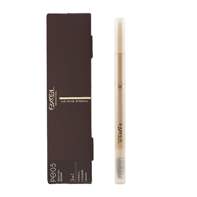 excel サナ エクセル ザ プライムアイブロウ PE05 グレイッシュブラウン[ギフトラッピング対応]