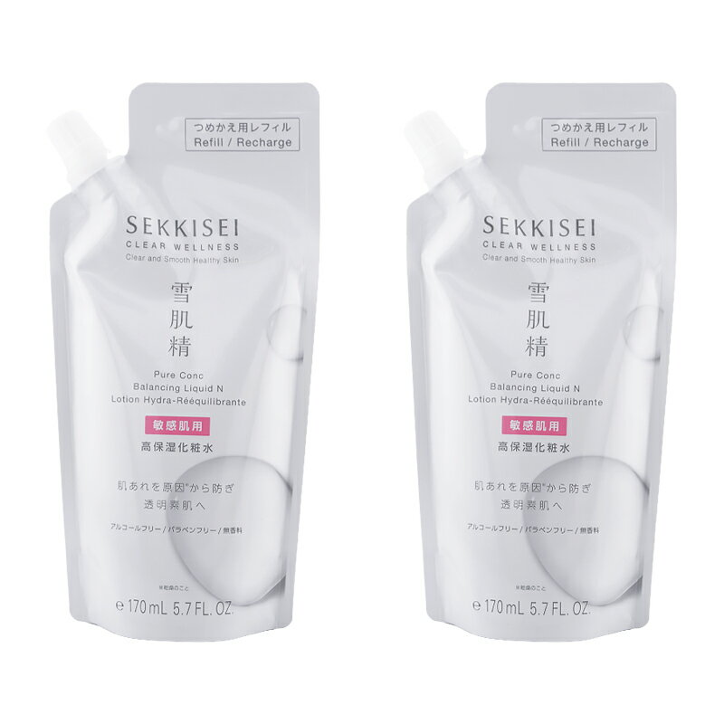 樂天商城 - [2個セット]雪肌精 クリアウェルネス ピュア コンク SS つめかえ用 170mL 化粧水 スキンケア うるおい 保湿 詰め替え用 レフィル[ギフトラッピング対応]