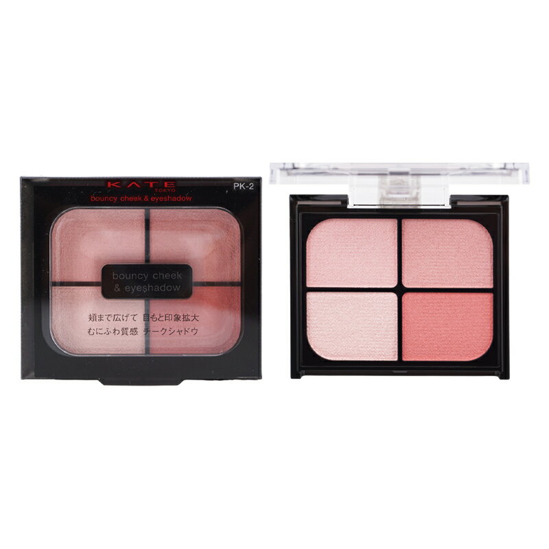 KATE ケイト バウンシーチークシャドウ 本体 PK-2ピンクムース 4.9g パウダーアイシャドウ パウダチーク フェースカラー[ギフトラッピング対応]