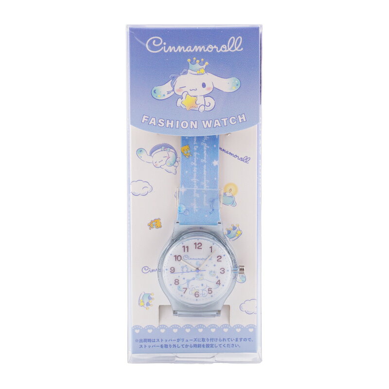 DAIKISHOPのSanrio サンリオ ファッションウォッチ シナモンロール キャラクター腕時計 PVCベルト CR2C0007-CN 子供 ジュニア ギフト プレゼント 誕生日 お祝い 時計 キャラクター かわいい おしゃれ 女の子 非防水[ギフトラッピング対応]｜アングル2
