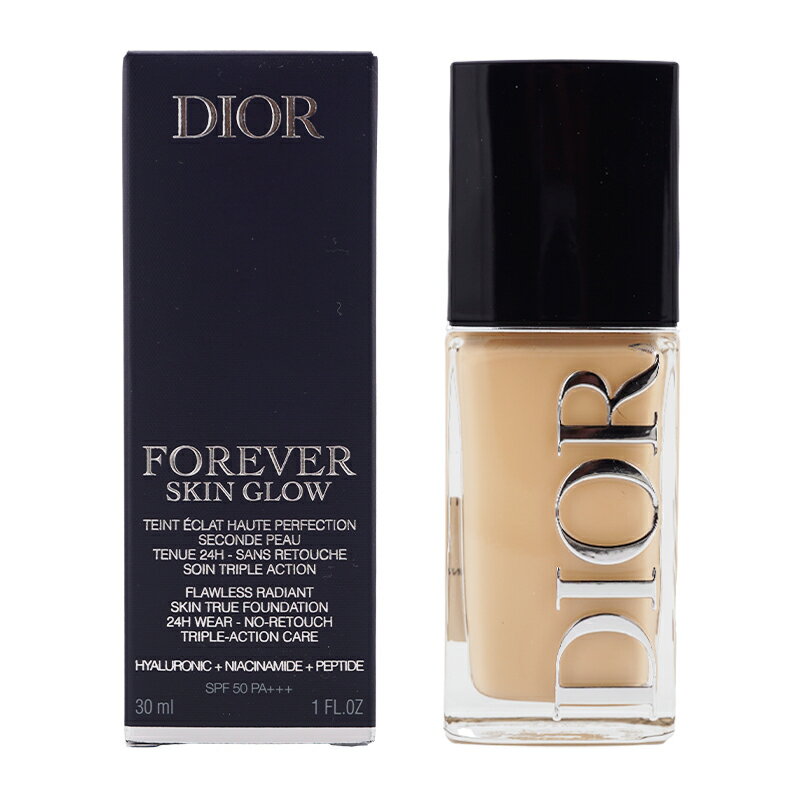 樂天商城 - DIOR ディオール フォーエヴァー フルイド スキン グロウ[1W ウォーム ]30mL リキッドファンデーション SPF50 PA+++[ギフトラッピング対応]